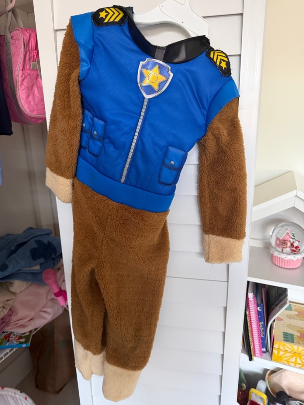 Nickelodeon Brown and Blue Plush Superhero Pup Costume
